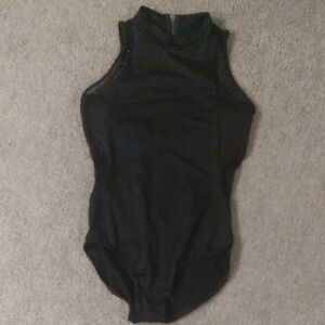 Bloch Black Sleeveless Bodysuit